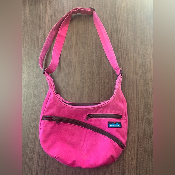 Kavu Bags Kavu Pink Sling Crossbody Purse Bag Adjustable Strap